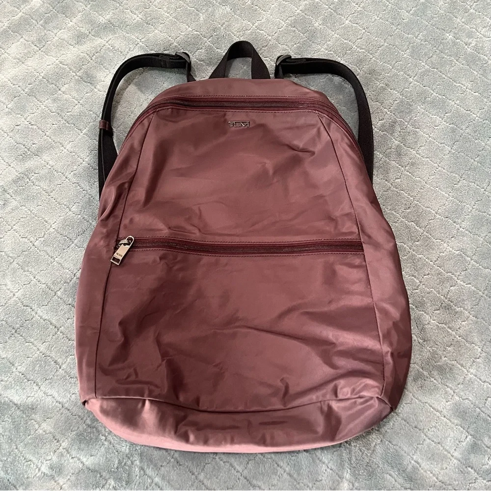 tumi backpack maroon - Voyageur Raina - Women's Premium Leather Backpack - Everyday Bag with Phone Pocket & Laptop Compartment There are also two open pockets a leather card pocket pen loop and a key leash and TUMI Tracer Nylon Backpack